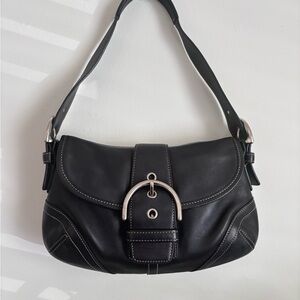 Vintage Y2K Coach SoHo Flap Shoulder Bag